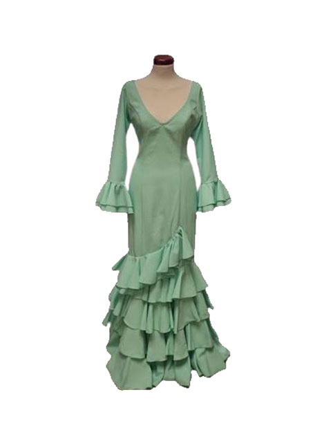 Size 38. Sevillana costume model Lolita. Lime Green